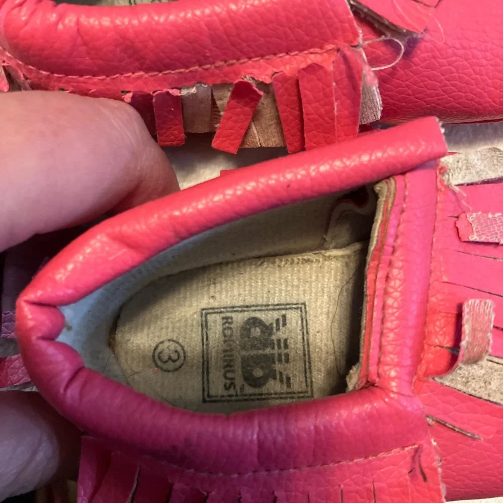 Stylish Pink Kids Moccasins
